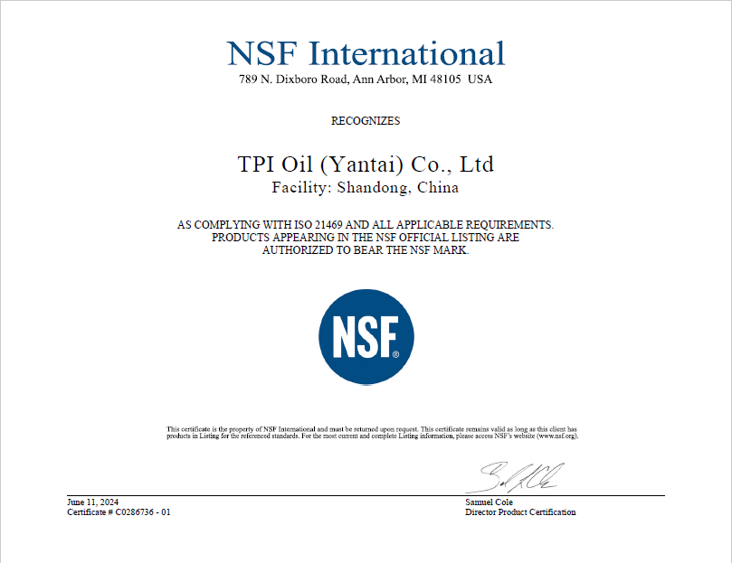 ISO21469工厂